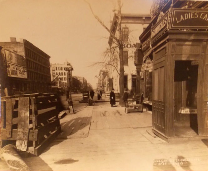 1913 PHOTO E 119 & Lexington Harlem SUBWAY NYC New York City