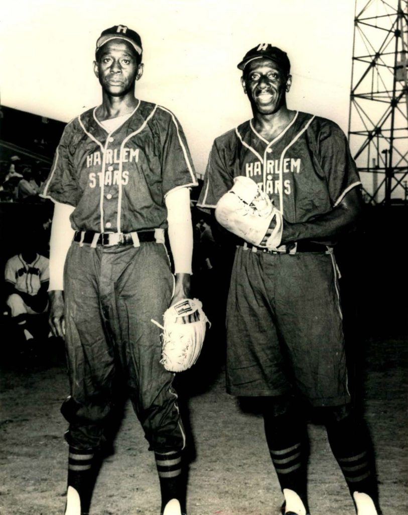 Satchel Paige & Goose Tatum Harlem Stars Negro League 8x10 B&W Photo