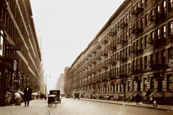 randolph houses The buildings on West 114th Street as they looked in 1928