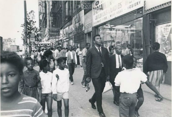 1963 Cassius Clay The Pied Piper of Harlem Followed By Fans