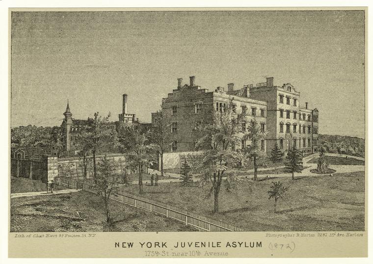 New York Juvenile Asylum, 175th St. near 10th Avenue. (1872)
