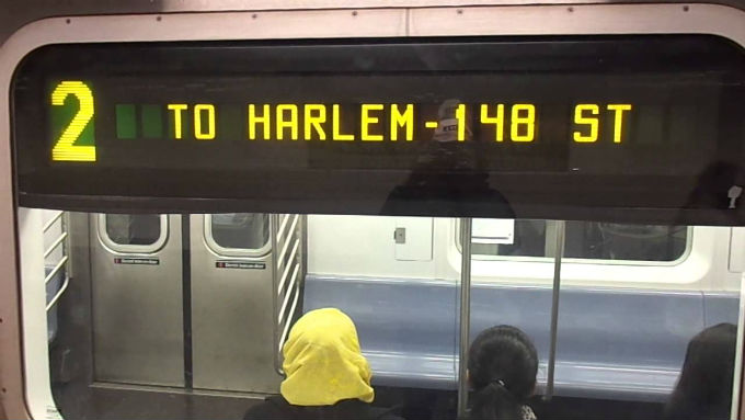 two train in harlem