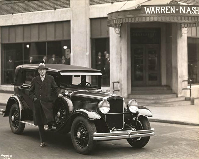 warren nash car showroom