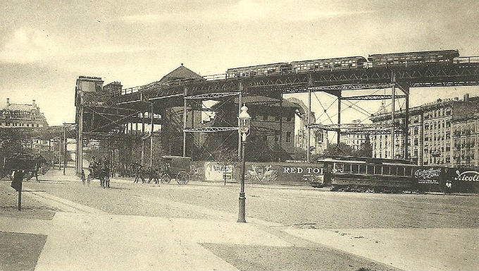 1907 110th Street  L  Station & Curve  highest point  New York City